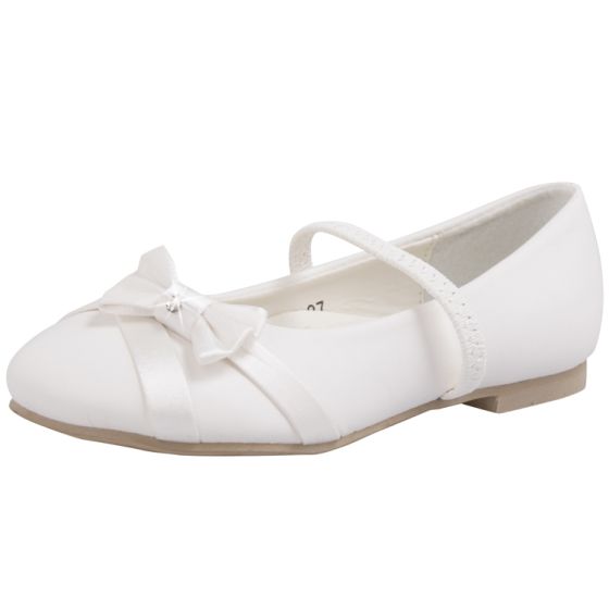 Ballerina ivoor met strikje kopen? Bestel Ballerina ivoor met strikje  S02072 online.