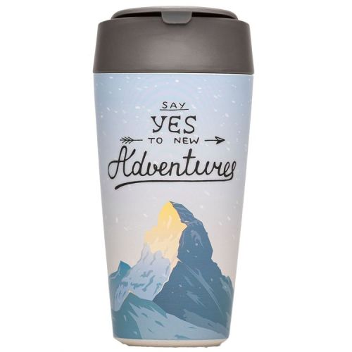 PLA/plant bioloco beker to go 420ml - Bergen - Say yes to new Adventures