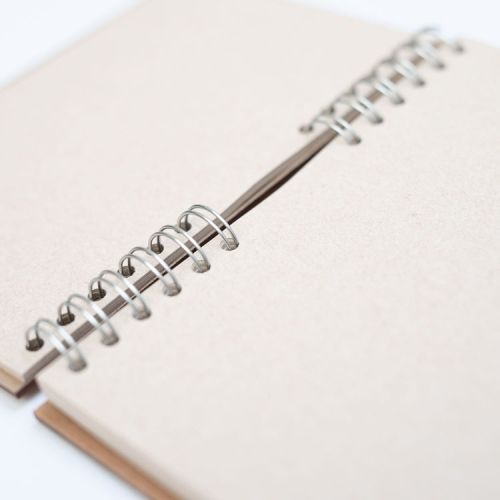 Navulling voor Notebook MDF 3d kaft A6- blanco