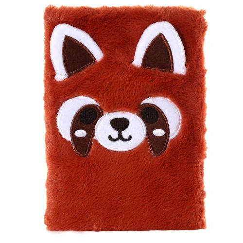 Pluche Notitieboekje A5 gelinieerd - Cutiemals Rode Panda