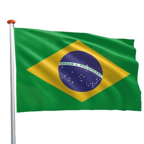Braziliaanse vlag - 150x90cm