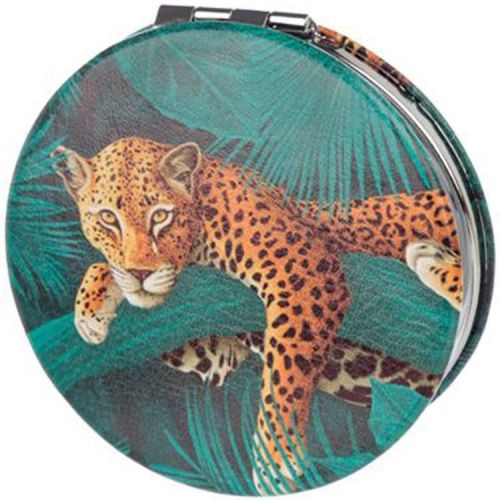 Make-up spiegeltje Jungle Luipaard - 6cm