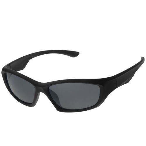 Jongenszonnebril kunststof zwart sportmodel 5-8jr - 100% UV cat 3