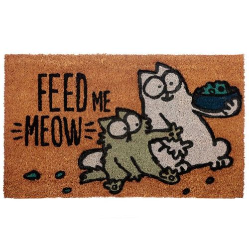 Deurmat Simon's Cat - Feed Me Meow - 75x45cm