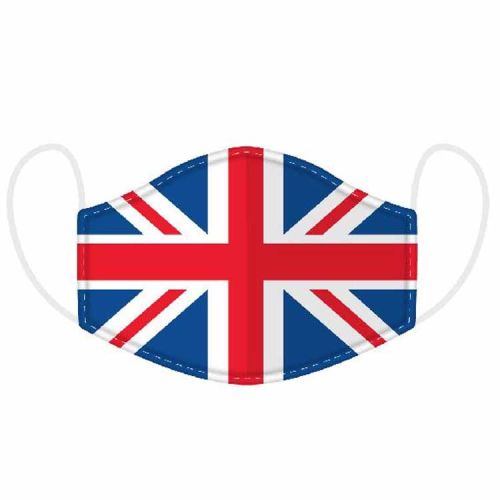 Mondkapje - Britse vlag