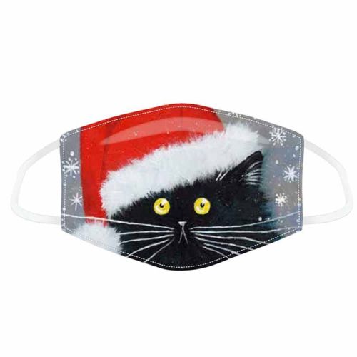 Mondkapje - Kim Haskins - Zwarte Kat Kerst 