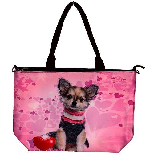 Handtas groot Chihuahua Roze