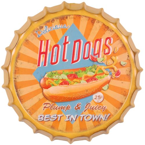 Bierdop/kroonkurk hot dogs