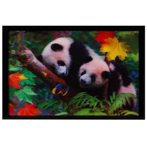 3d schilderij Panda's