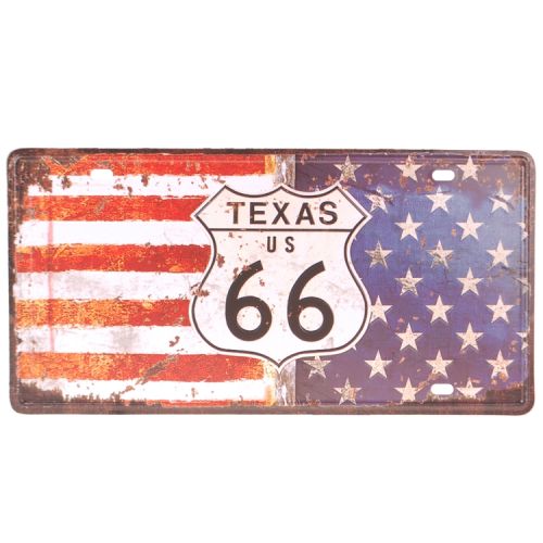 Amerikaans nummerbord - Amerikaanse vlag Texas