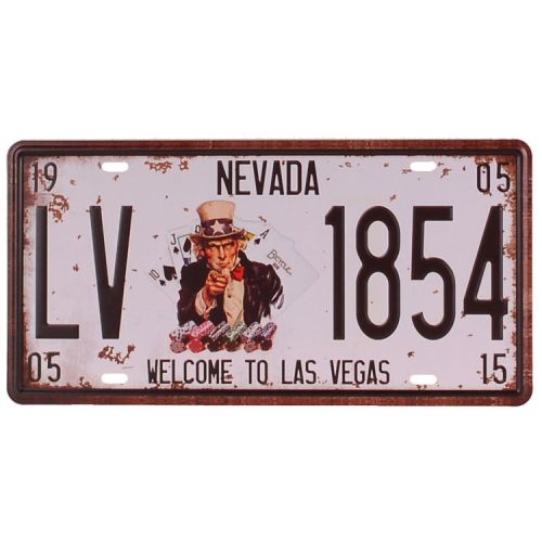 Amerikaans nummerbord - Welcome to Las Vegas