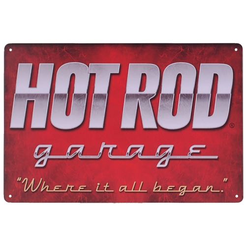 Metalen plaatje - Hot Rod Garage