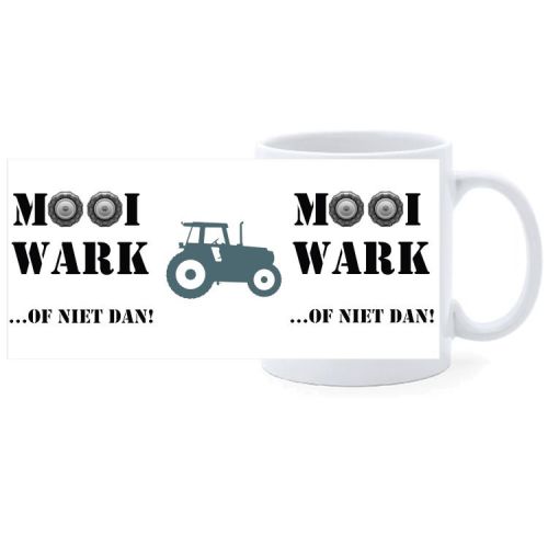 Beker - Tekst - Mooi Wark - Trekker/Tractor