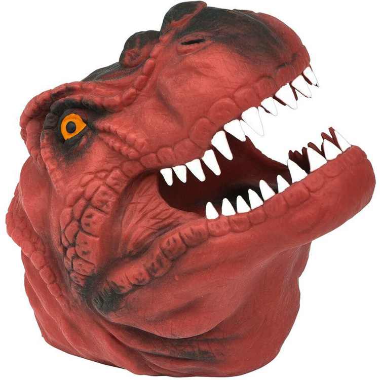 Handpop Dino T-Rex Rood - 12x9x12,5cm